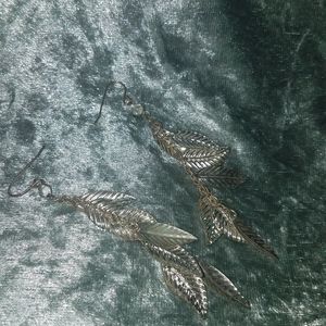 Silver leaf Earrings